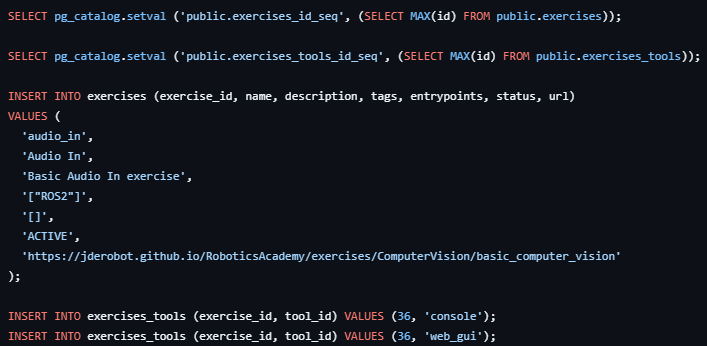 Archivo SQL necesario para cargar el ejercicio
