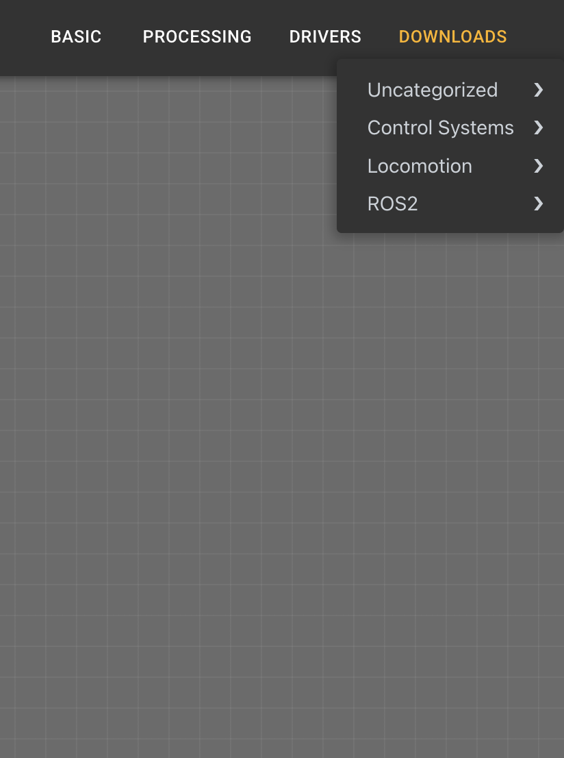 Downloads UI
