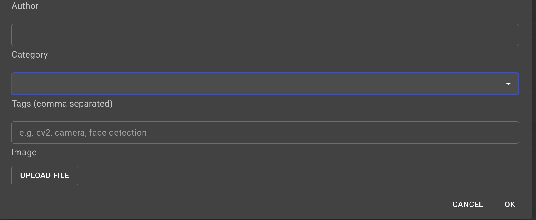 Tags UI